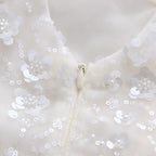 Lilah Sequin Beaded Mini Dress Flowering Girl