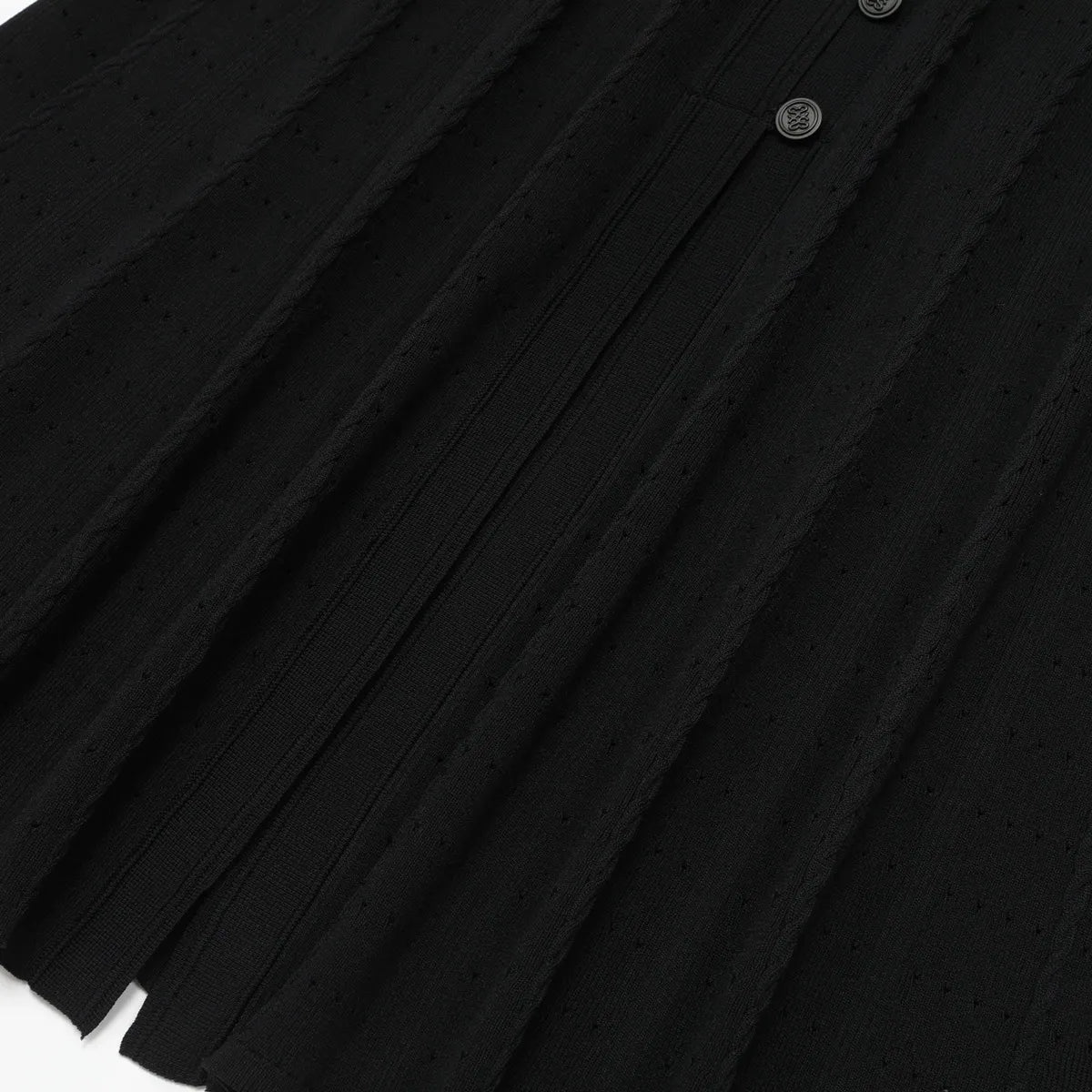 Kilenya Black Knit Long Sleeve Midi Dress Flowering Girl
