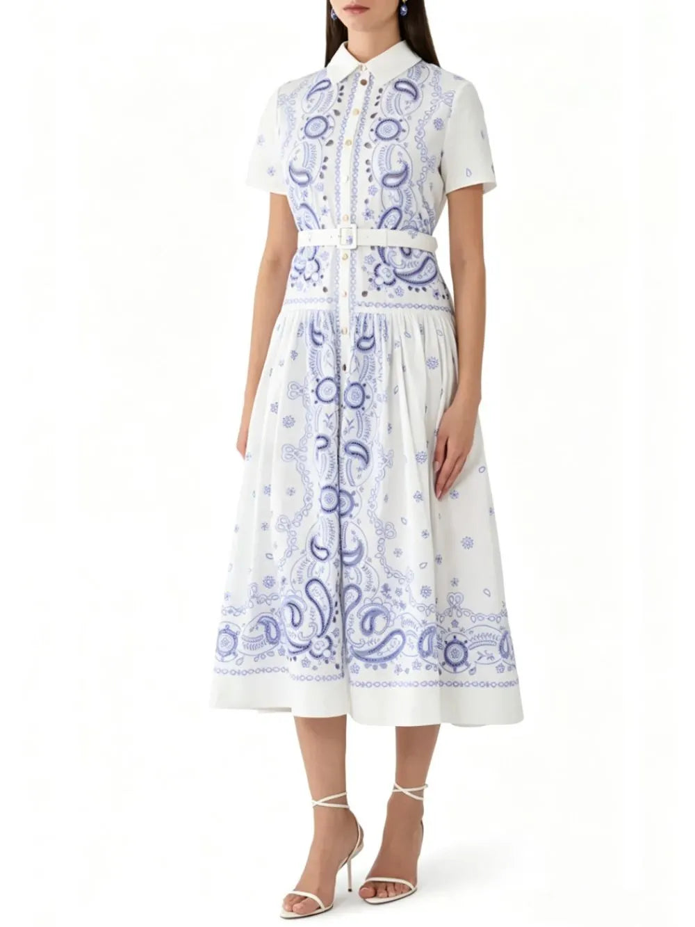 Medea Printed Midi Dress Flowering Girl