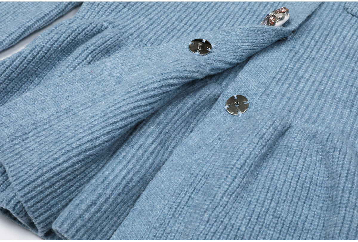 Karna Knit Two-Piece Set Flowering Girl