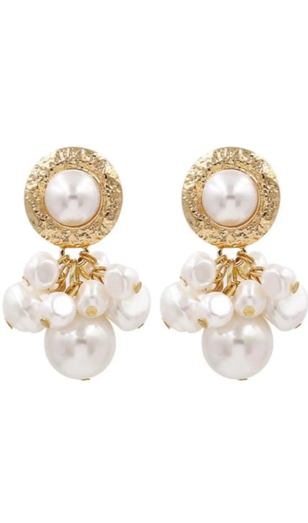 Pearl Detail Earrings Flowering Girl