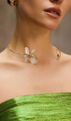 Durin Flower Torque Necklace Flowering Girl