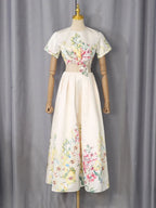 Marged Floral Two-Piece Set Flowering Girl
