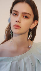 Lemon Grape Earrings Flowering Girl
