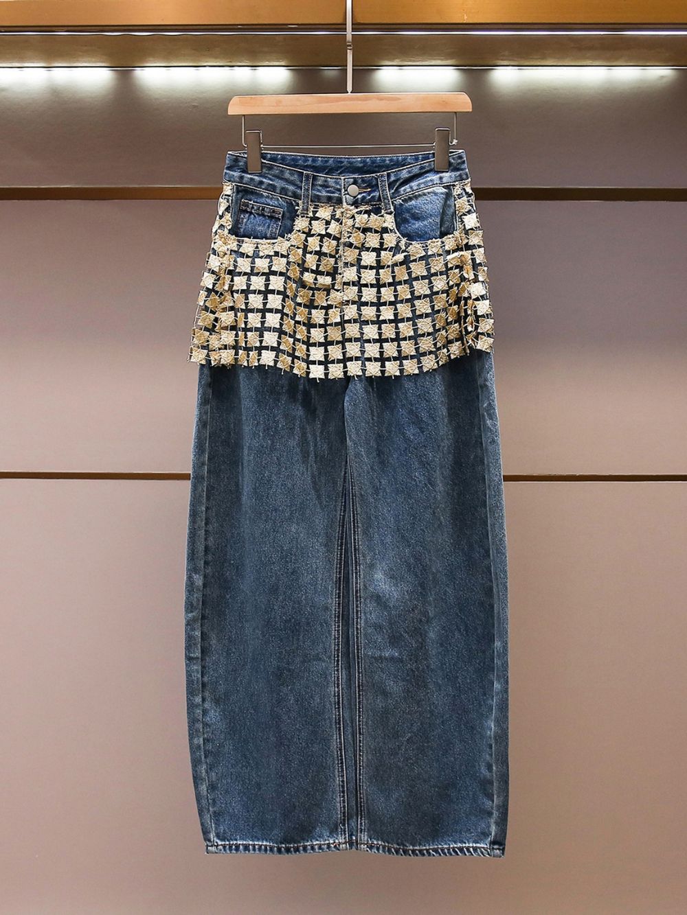Mileva Patchwork Jeans Flowering Girl