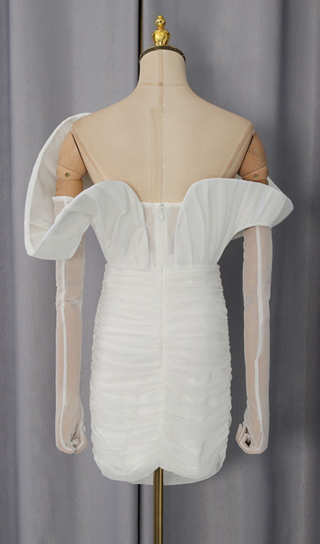 Keeya Ruched Mini Dress Flowering Girl