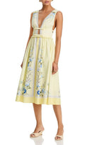 Floral Midi Dress Flowering Girl