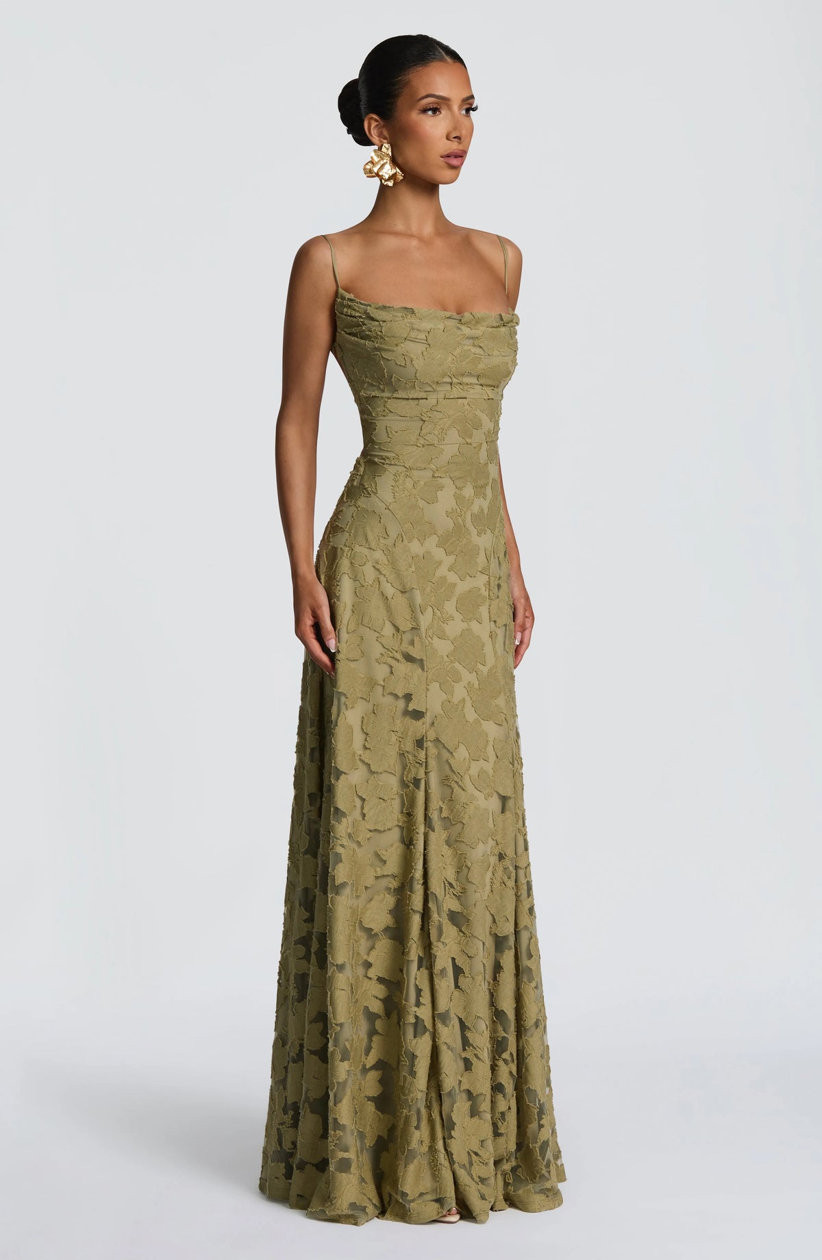 Francis Maxi Dress - Sage Flowering Girl