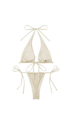 Leena Gold Bikini Two-Piece Set Flowering Girl