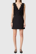 Juliete Floral Plunge Sleeveless Mini Dress Flowering Girl