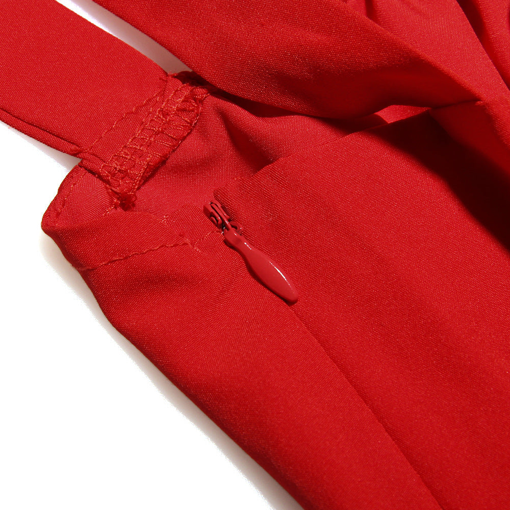 Red Rose Bustier Sundress Flowering Girl