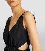 TAFFETA CUTOUT MIDI DRESS Flowering Girl