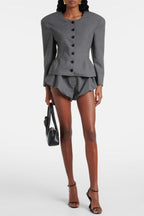 Dalida Cinched Waist Blazer Flowering Girl