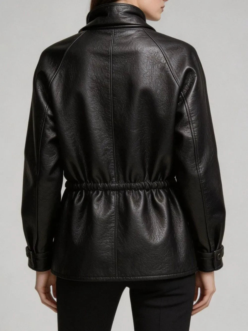 Malva Leather Jacket Flowering Girl