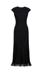 Farrah Knitted Lace Midi Dress Flowering Girl
