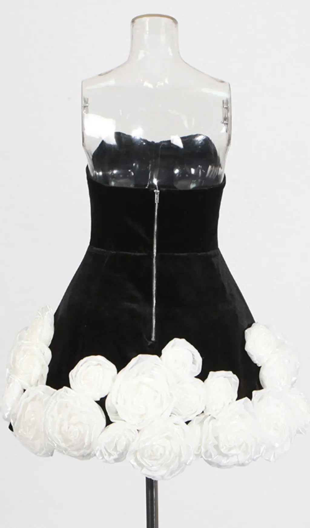 Candie Strapless Flower Mini Dress Flowering Girl
