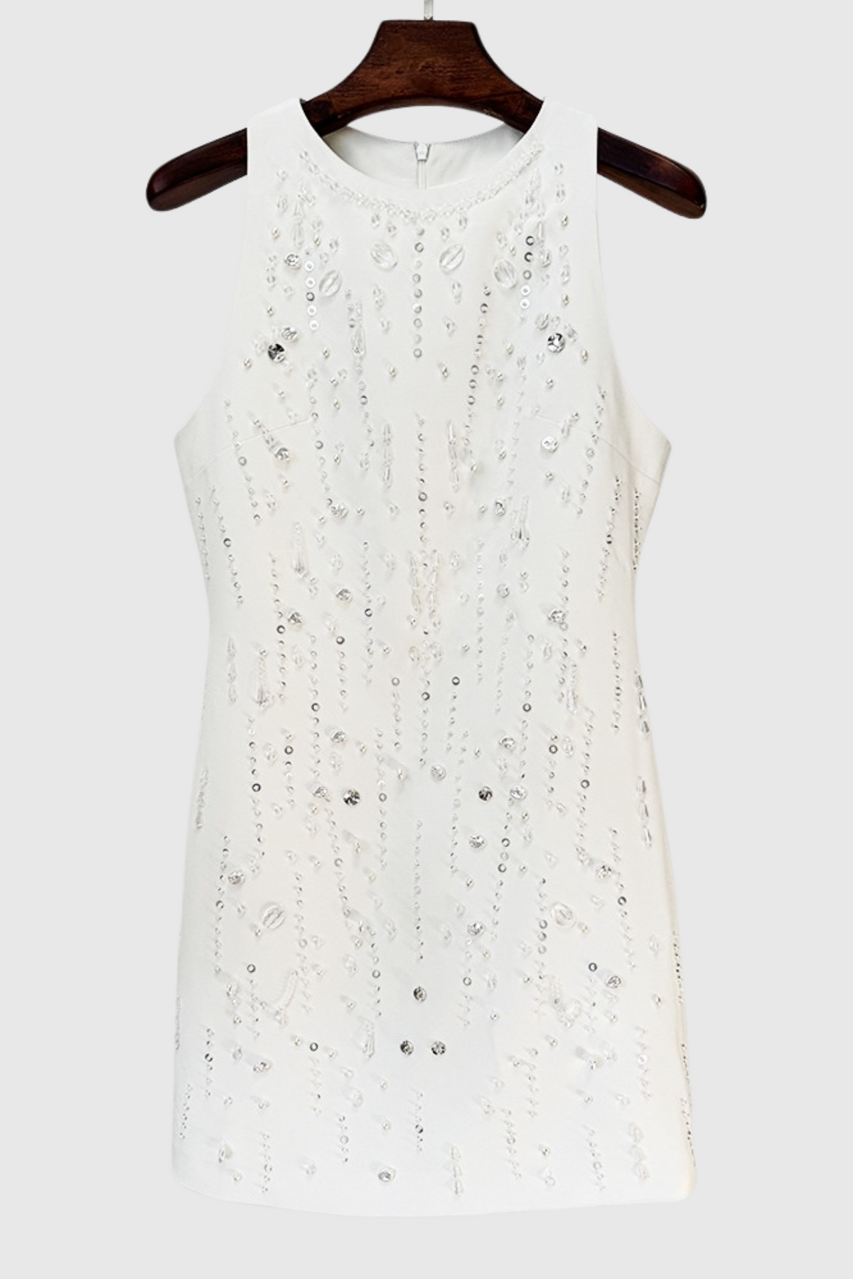Dallan Beaded Embellished Mini Dress Flowering Girl
