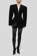Hourglass Measuring Tape Jacket Flowering Girl
