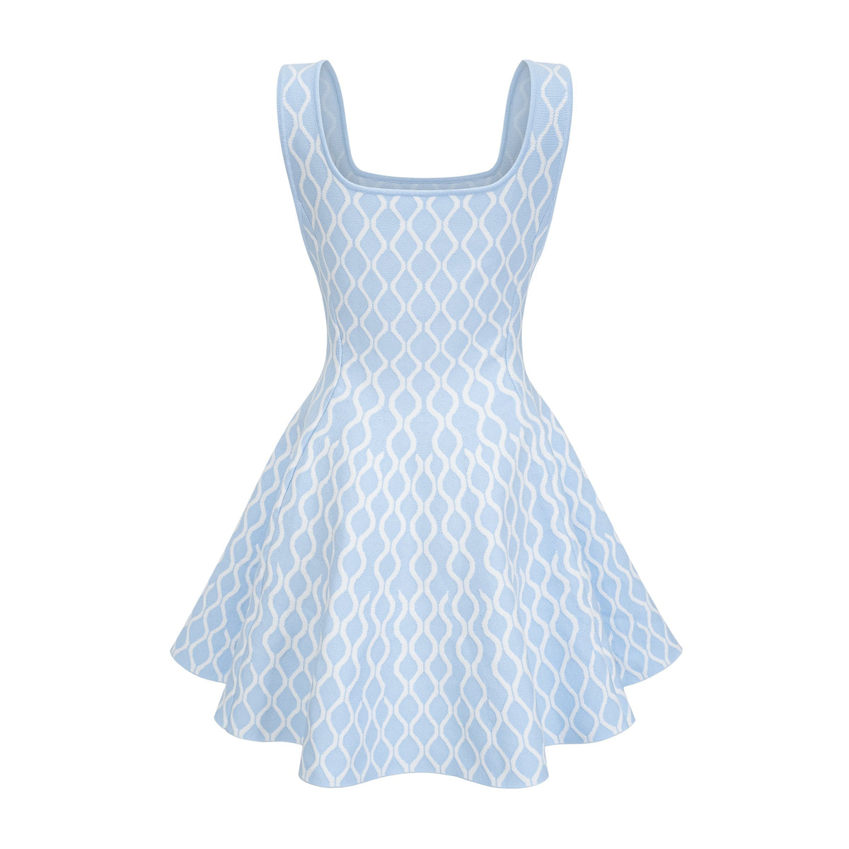Hélène Patterned-Jacquard Sleeveless Mini Dress Flowering Girl