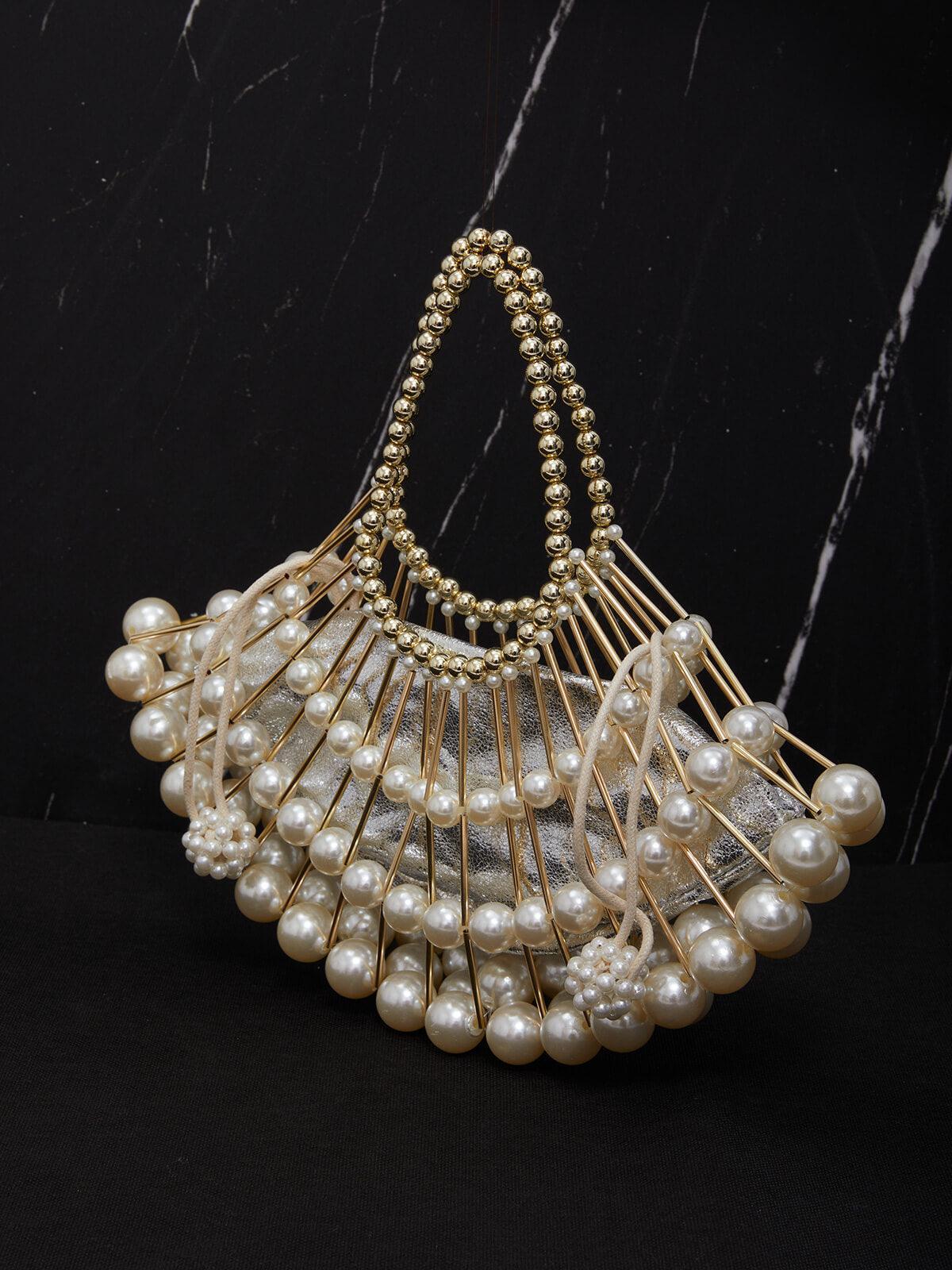 Braided Pearl Bag Flowering Girl