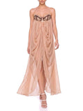 Uxmoren Spaghetti Draped Maxi Dress Flowering Girl