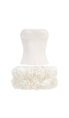 Clegg White Corset Flower Two-Piece Set Flowering Girl