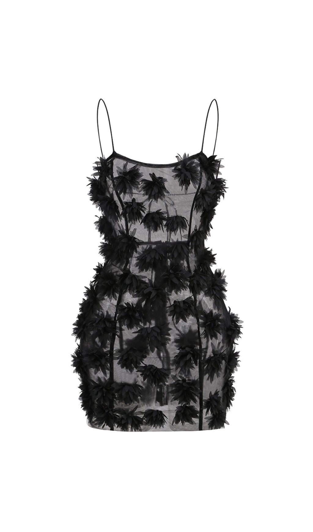 Briseis Flower Embellished Mini Dress Flowering Girl