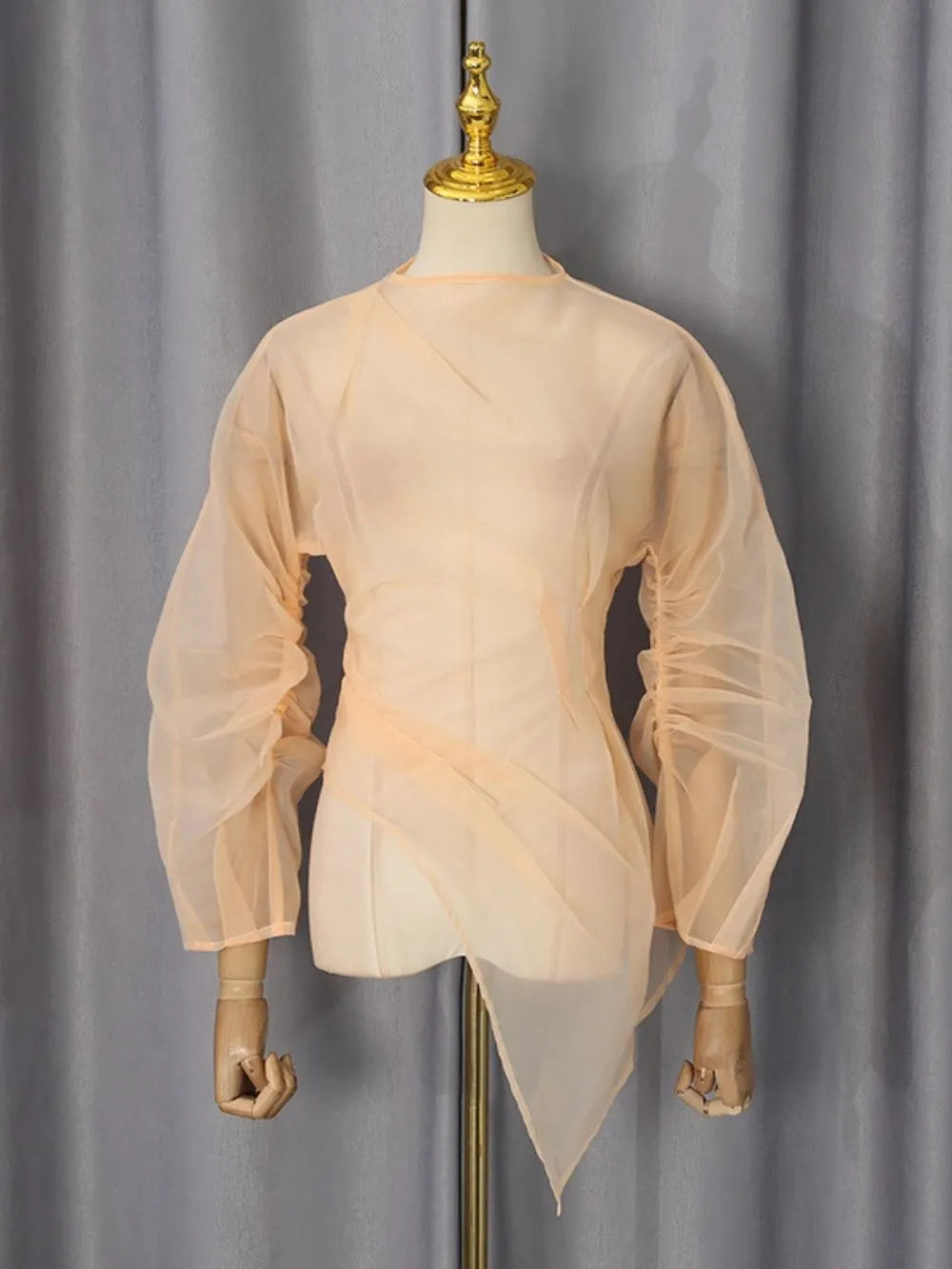 Manal Ruched Top Flowering Girl