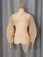 Manal Ruched Top Flowering Girl