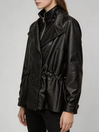 Malva Leather Jacket Flowering Girl