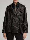 Malva Leather Jacket Flowering Girl
