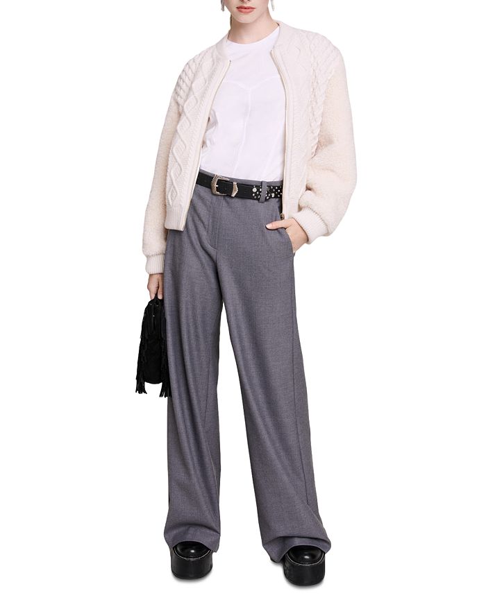 FAUX FUR SLEEVE JACKET Flowering Girl