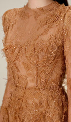 Adri Lace Embroidery Mini Dress Flowering Girl
