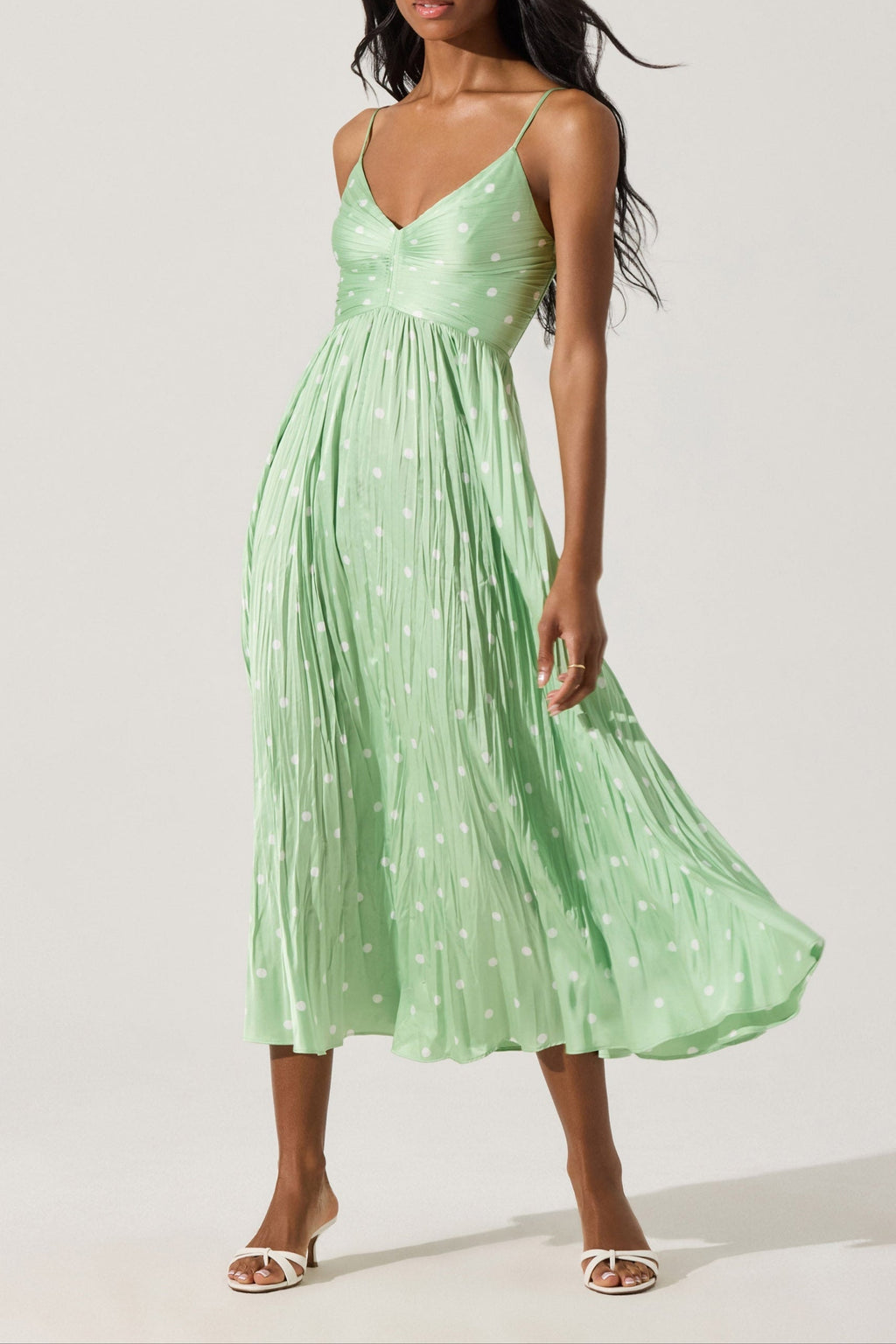 Maeve Pleated Midi Dress Flowering Girl