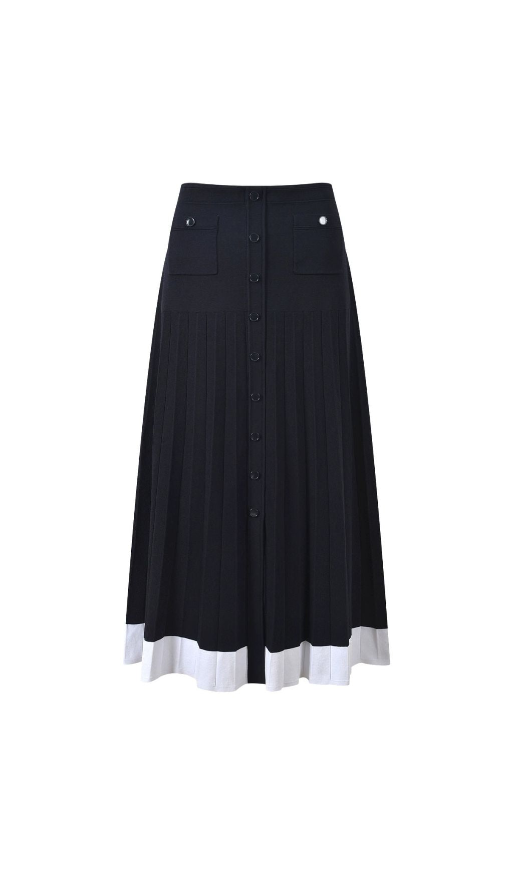 Long Two Tone Knit Skirt Flowering Girl