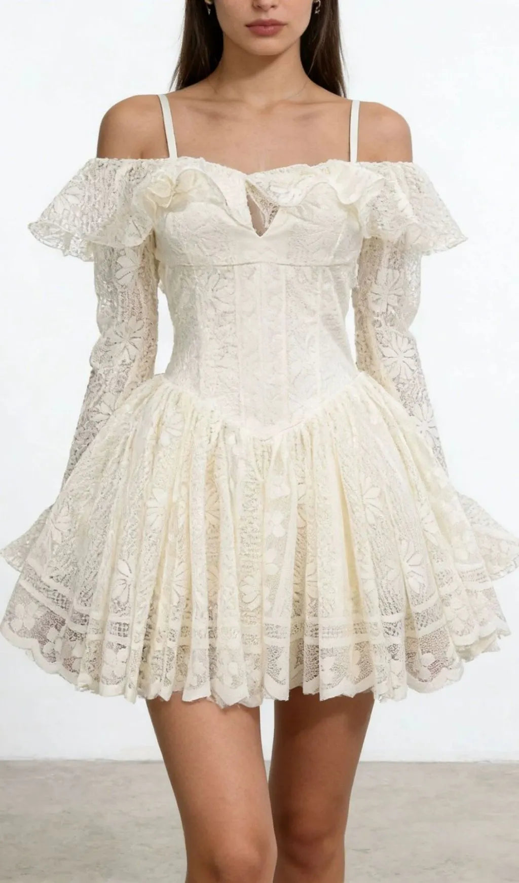 Kestrel Long Sleeve Mini Dress Flowering Girl