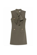 Rachel Green Bow Twill Mini Dress Flowering Girl