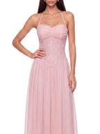 Neskor Halterneck Lace Maxi Dress Flowering Girl