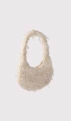 Mahler Pearl Beaded Bag Flowering Girl
