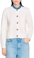 Meunier White Cardigan Flowering Girl