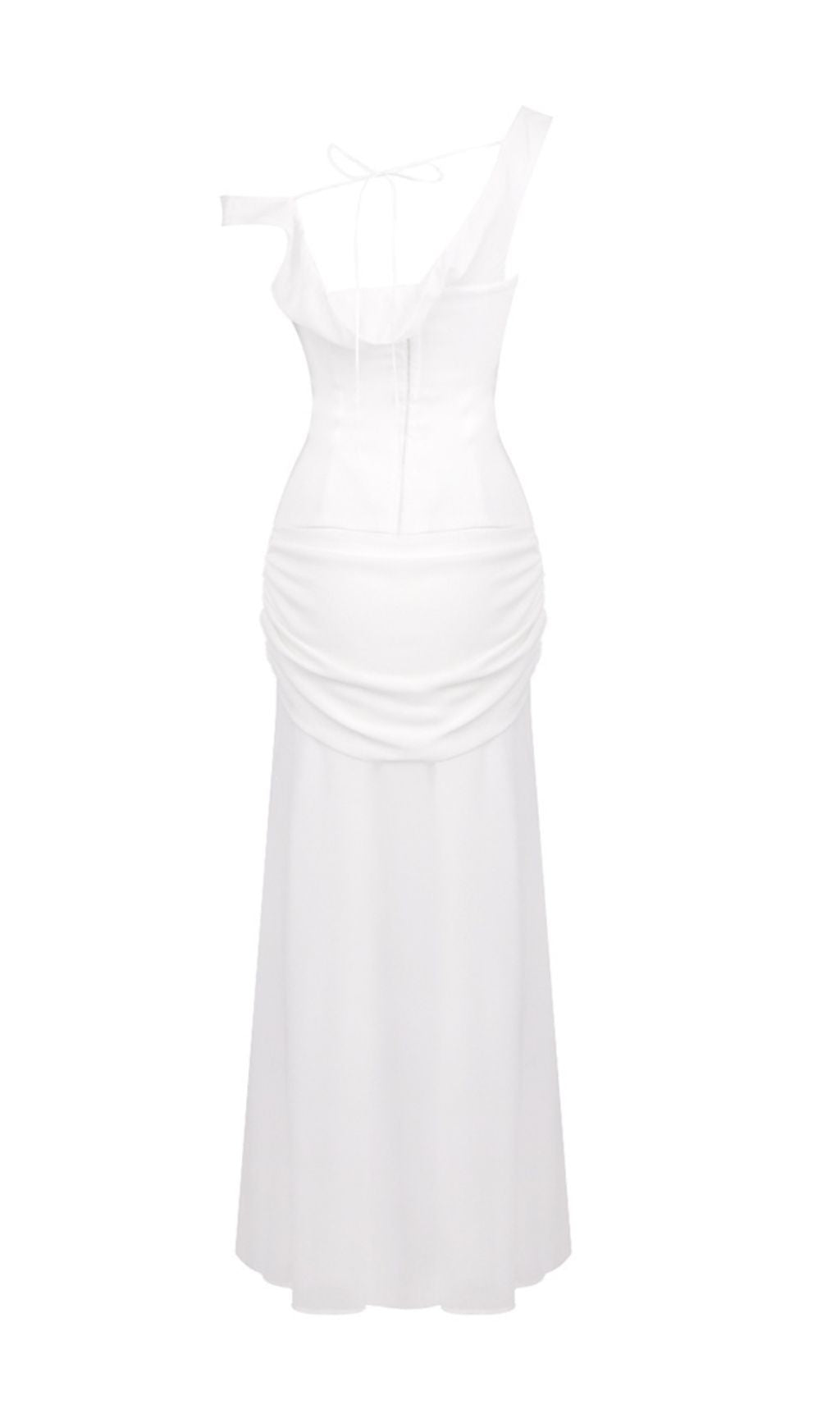 Istas White Corset Maxi Dress Flowering Girl