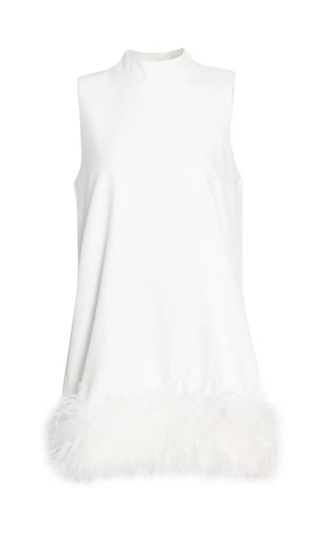 Feather Mini Dress Flowering Girl