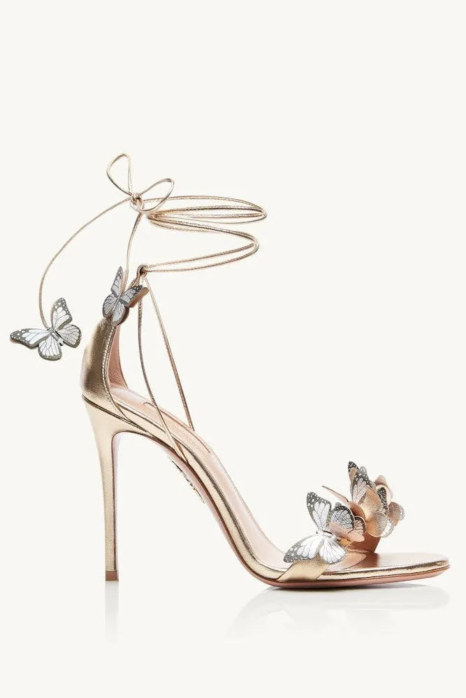 Jazma Papillon Sandals - Champagne Flowering Girl