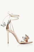 Jazma Papillon Sandals - Champagne Flowering Girl