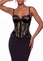 Oshenik Spaghetti Lace Top Flowering Girl