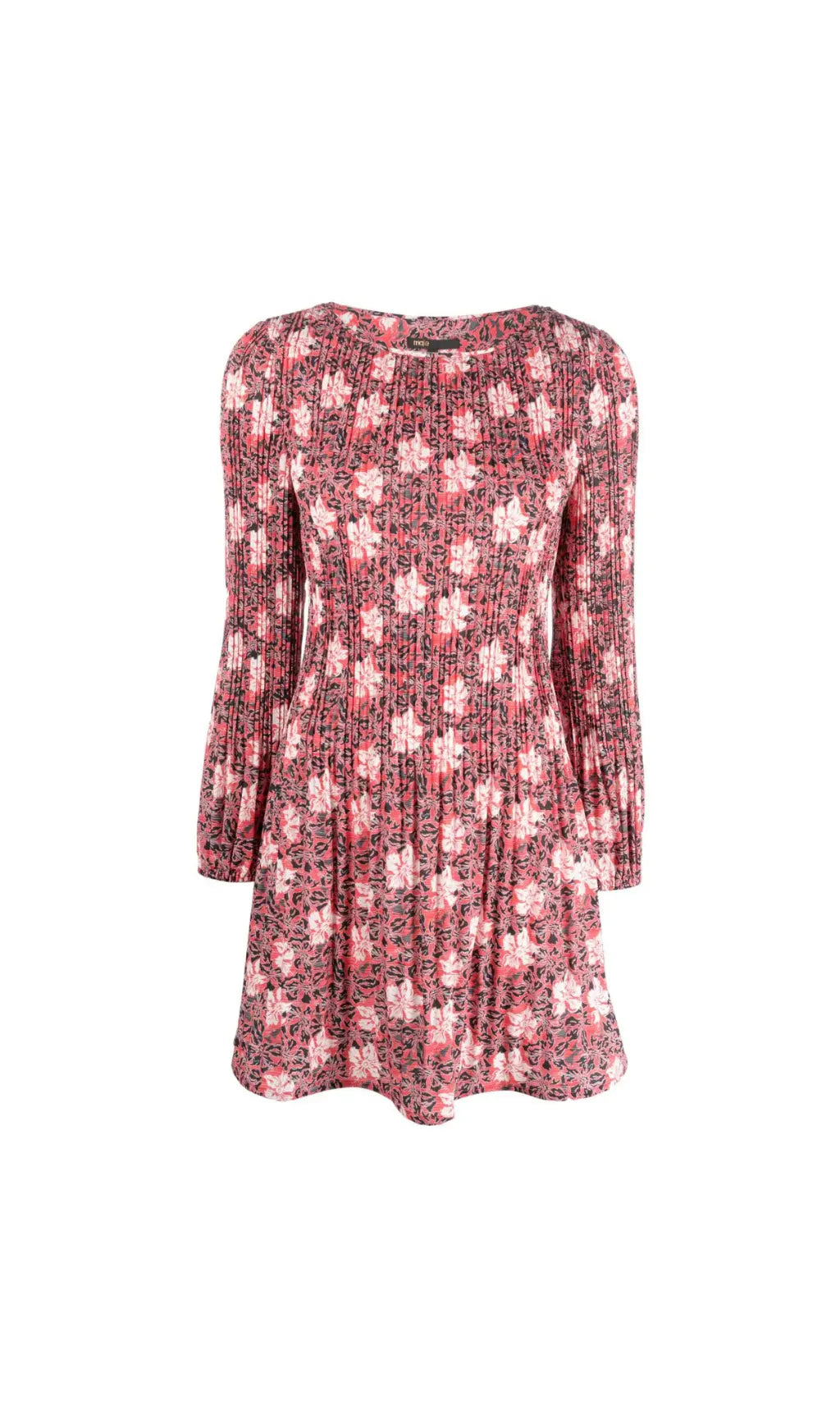 FLORAL LONG SLEEVE MINI DRESS Flowering Girl