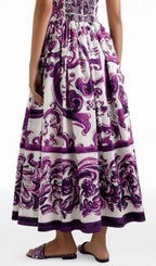 Koko Strappy Printed Maxi Dress Flowering Girl