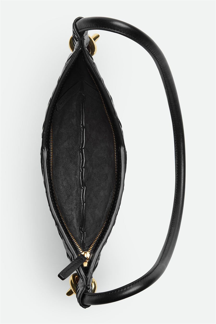Azalea Weave Mini Shoulder Bag - Black Flowering Girl