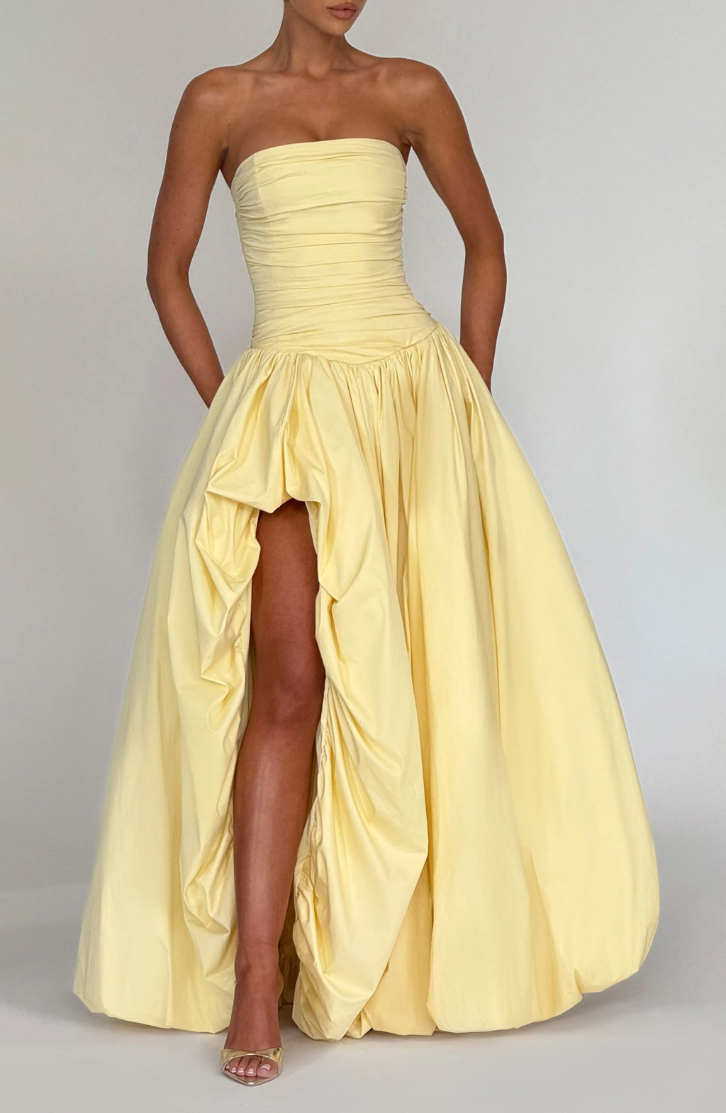 Jillian Maxi Dress - Lemon Flowering Girl