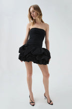 Violette Bubble Hem Mini Dress Flowering Girl
